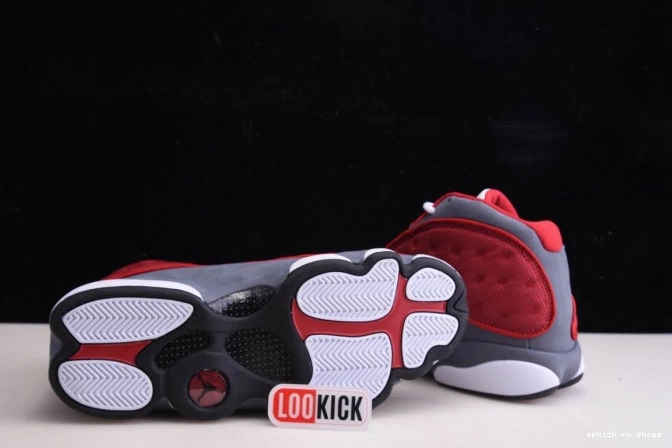 Cheap Gym Red Flint Grey Jordan Air Retro 13 414571-600 0708